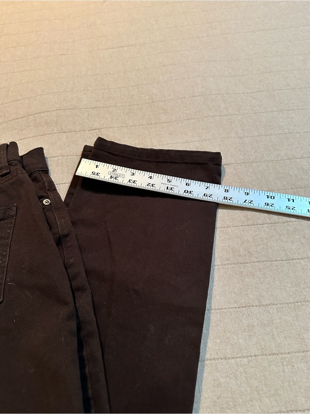 Gloria Vanderbilt Brown 'Amanda' Straight-Leg Pants - Picture 6 of 7